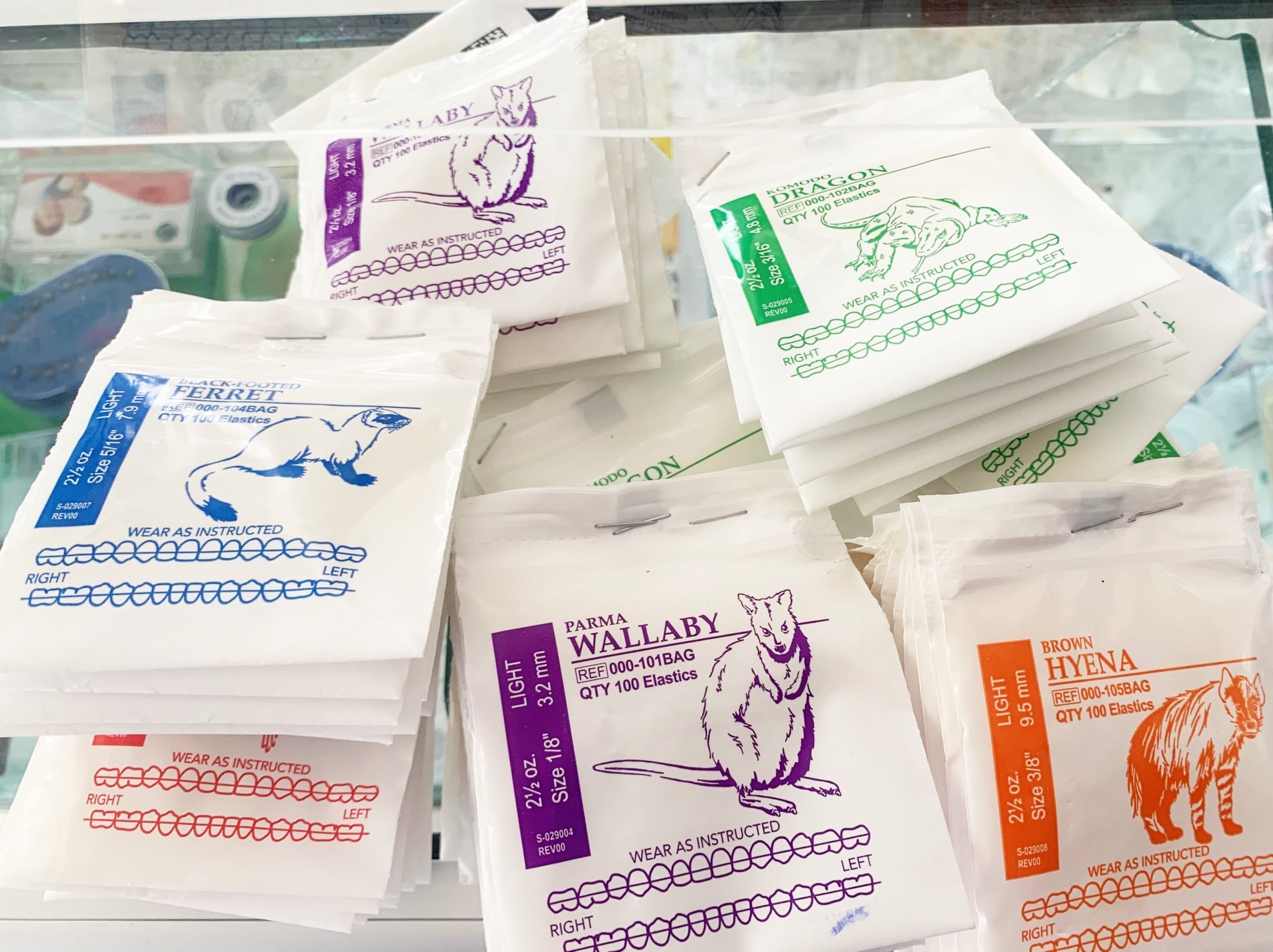 Elasticos Extraorales Bolsa C/100 (Ligas) American Orthodontics