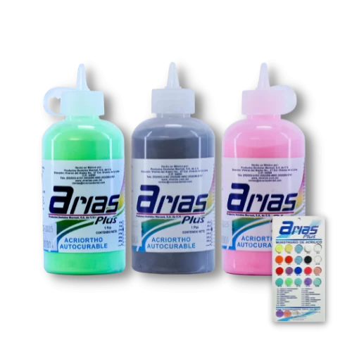 Acrílico Rapido Polvo Ortodoncia Acriortho (Polimero Autocurable) Arias