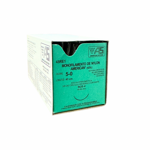 Sutura Nylon 5-0 12pz. American Suture