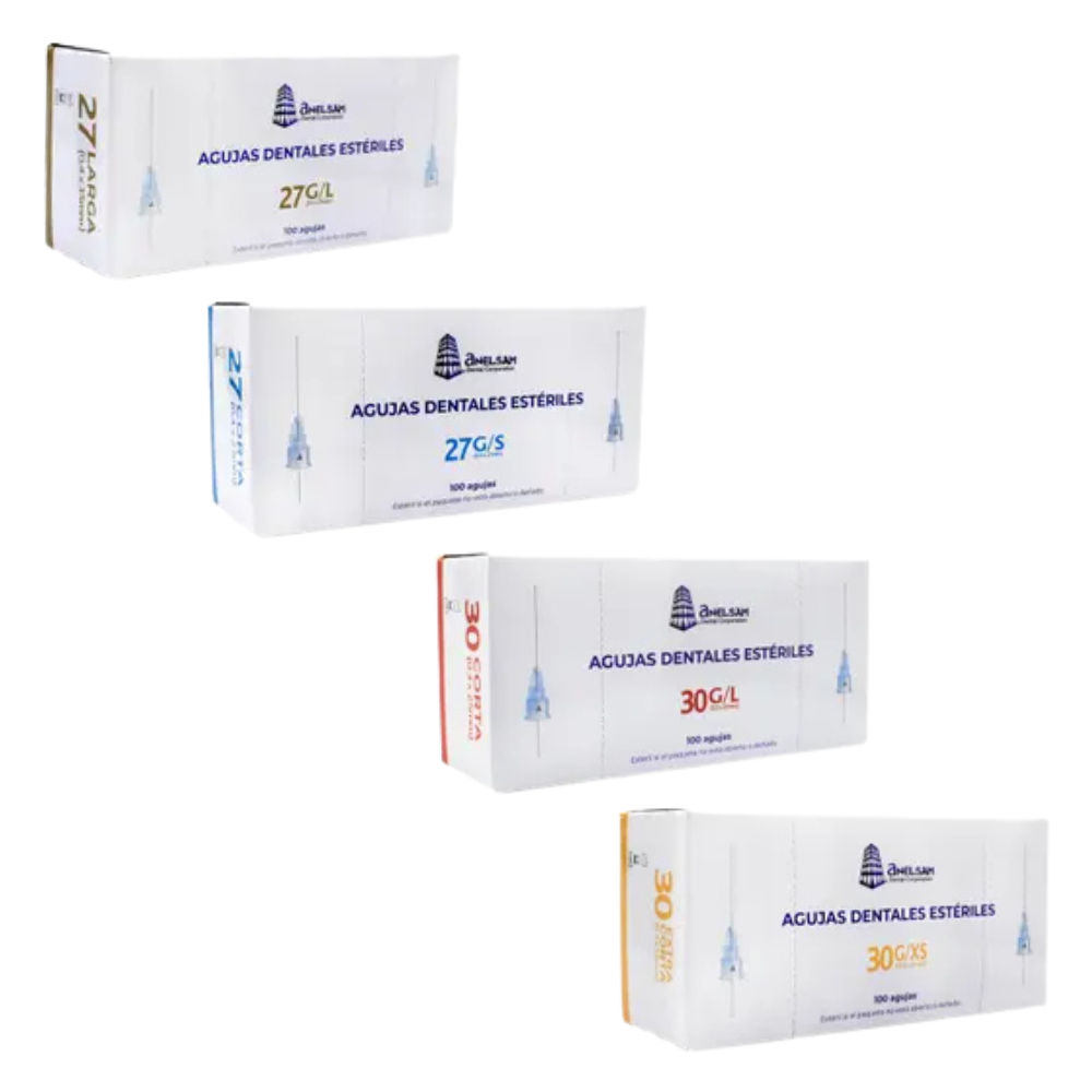 Aguja Dental Anelsam Caja C/100