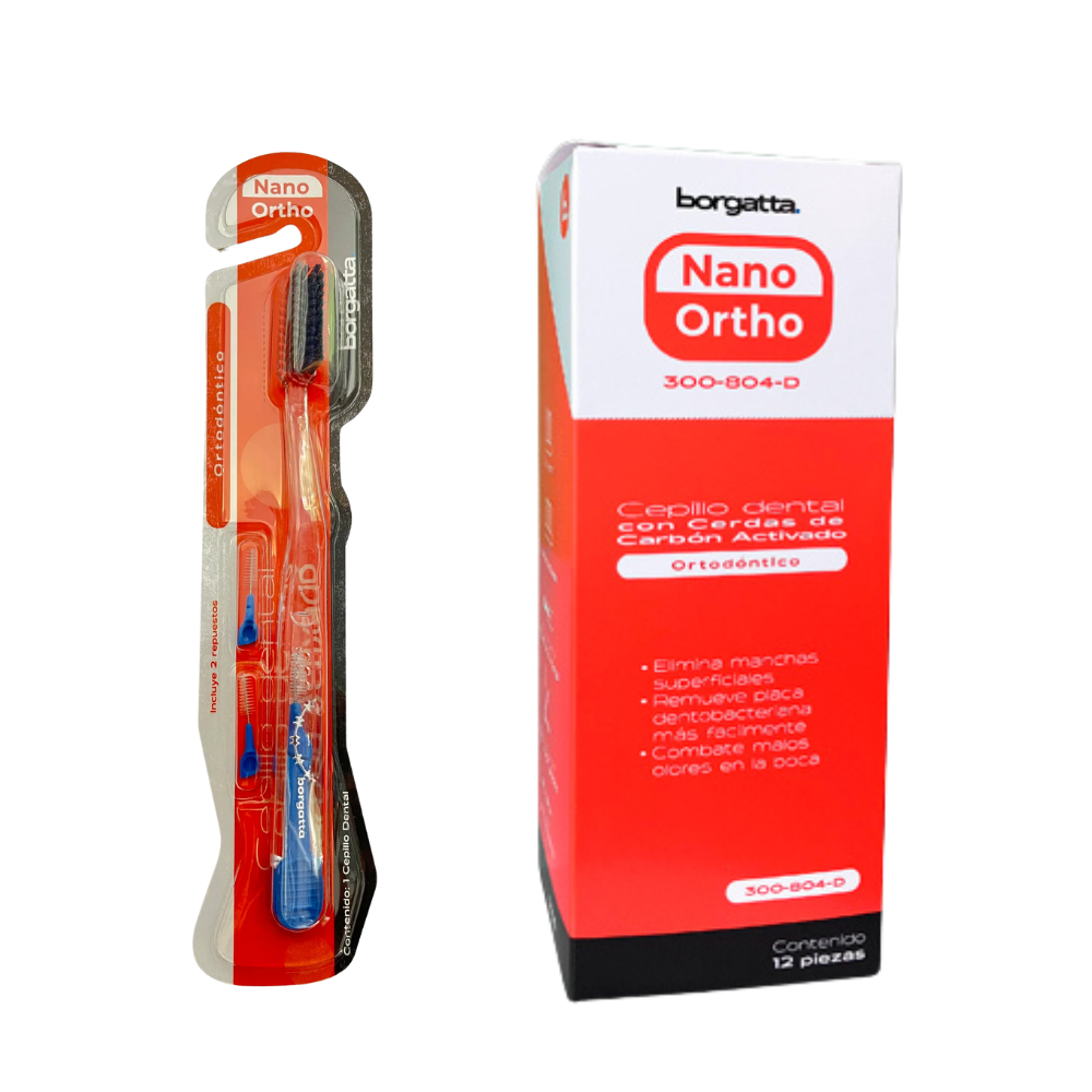 Cepillo Dental Nano Ortho Borgatta