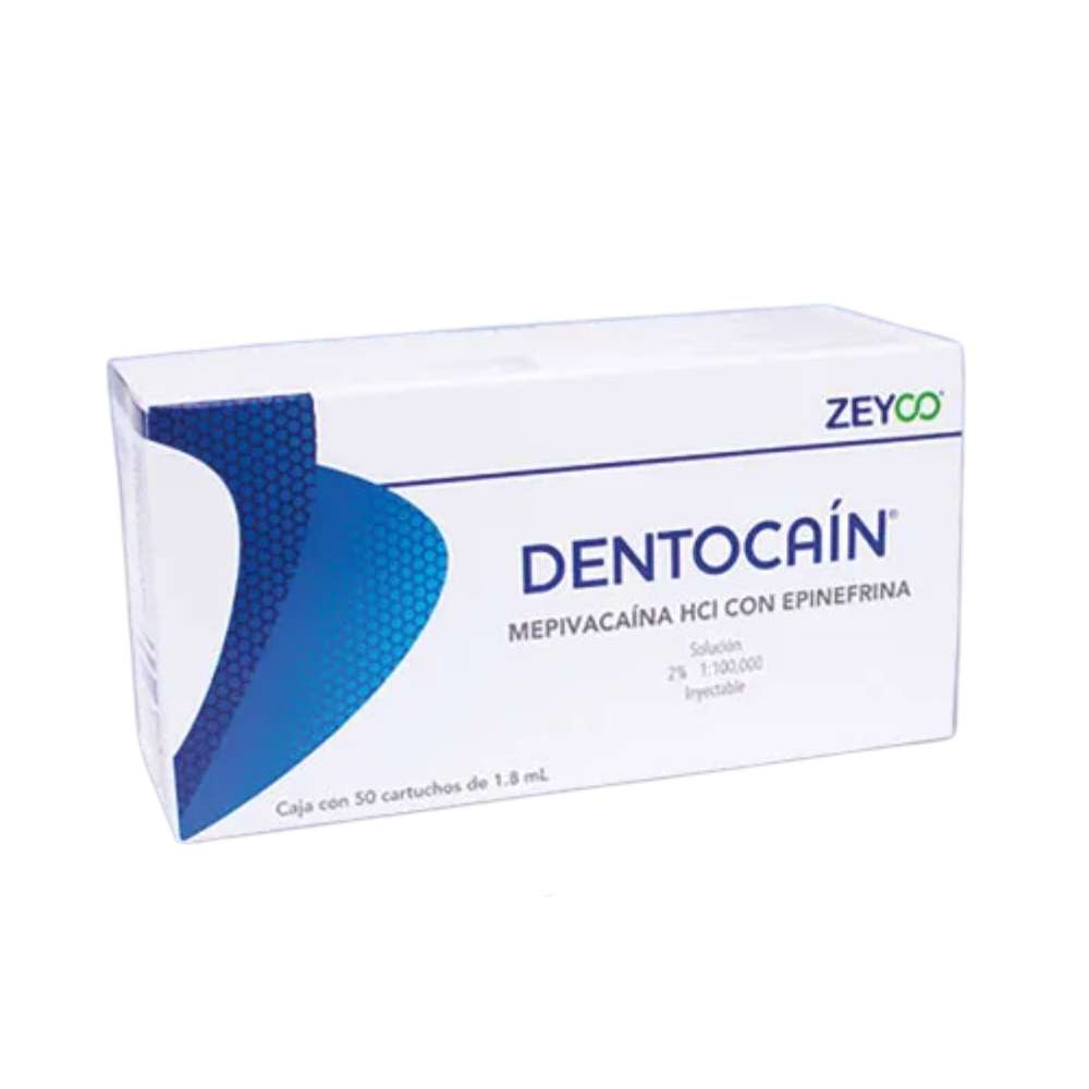 Dentocain 2% Anestesia Mepivacaina Zeyco*