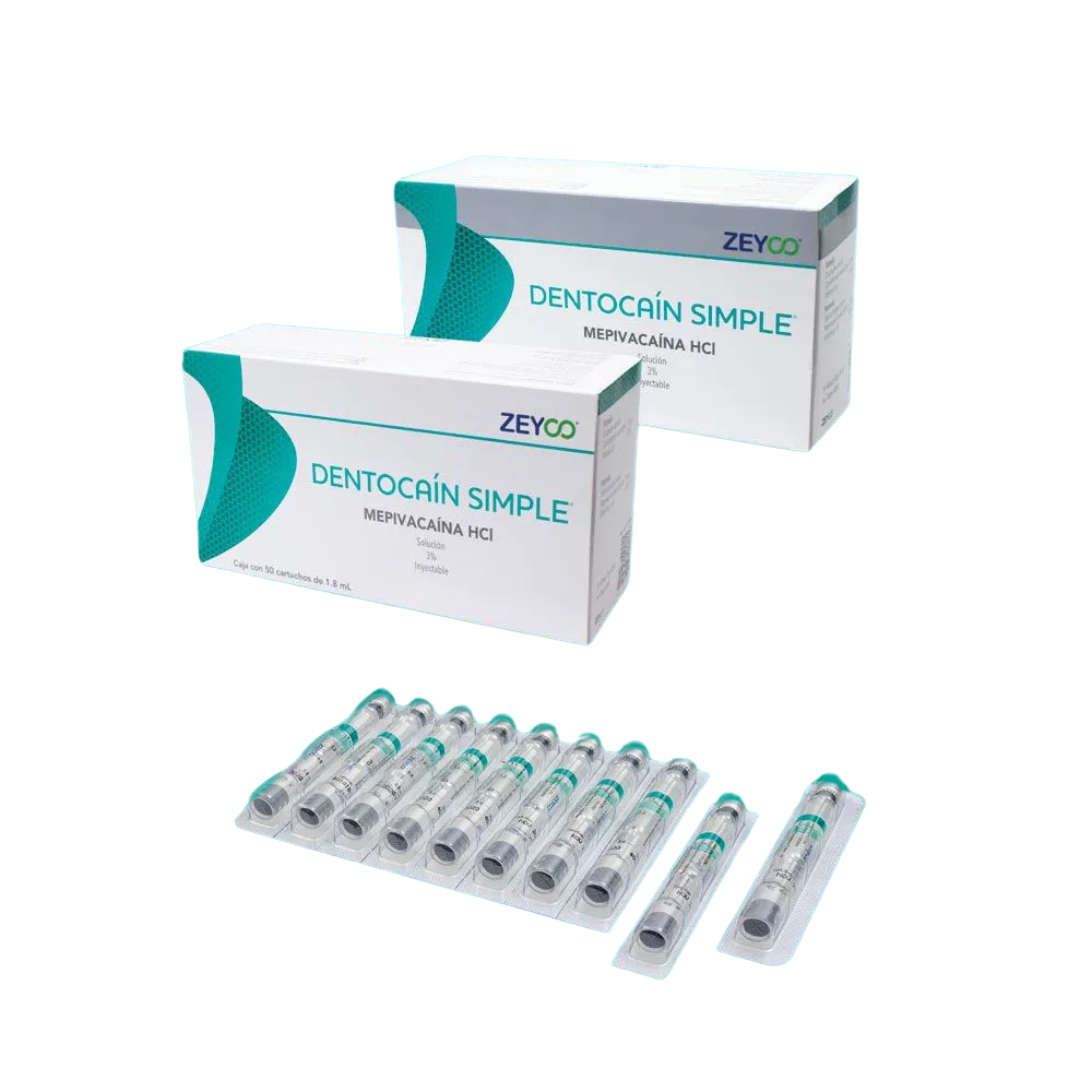 Dentocain 3% Anestesia Mepivacaina Zeyco*