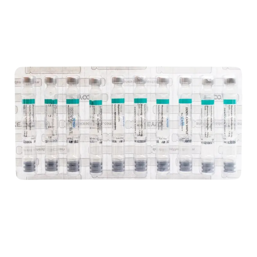 Dentocain 3% Anestesia Mepivacaina Zeyco