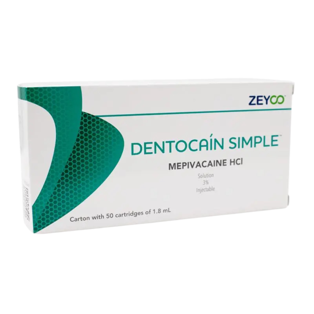 Dentocain 3% Anestesia Mepivacaina Zeyco