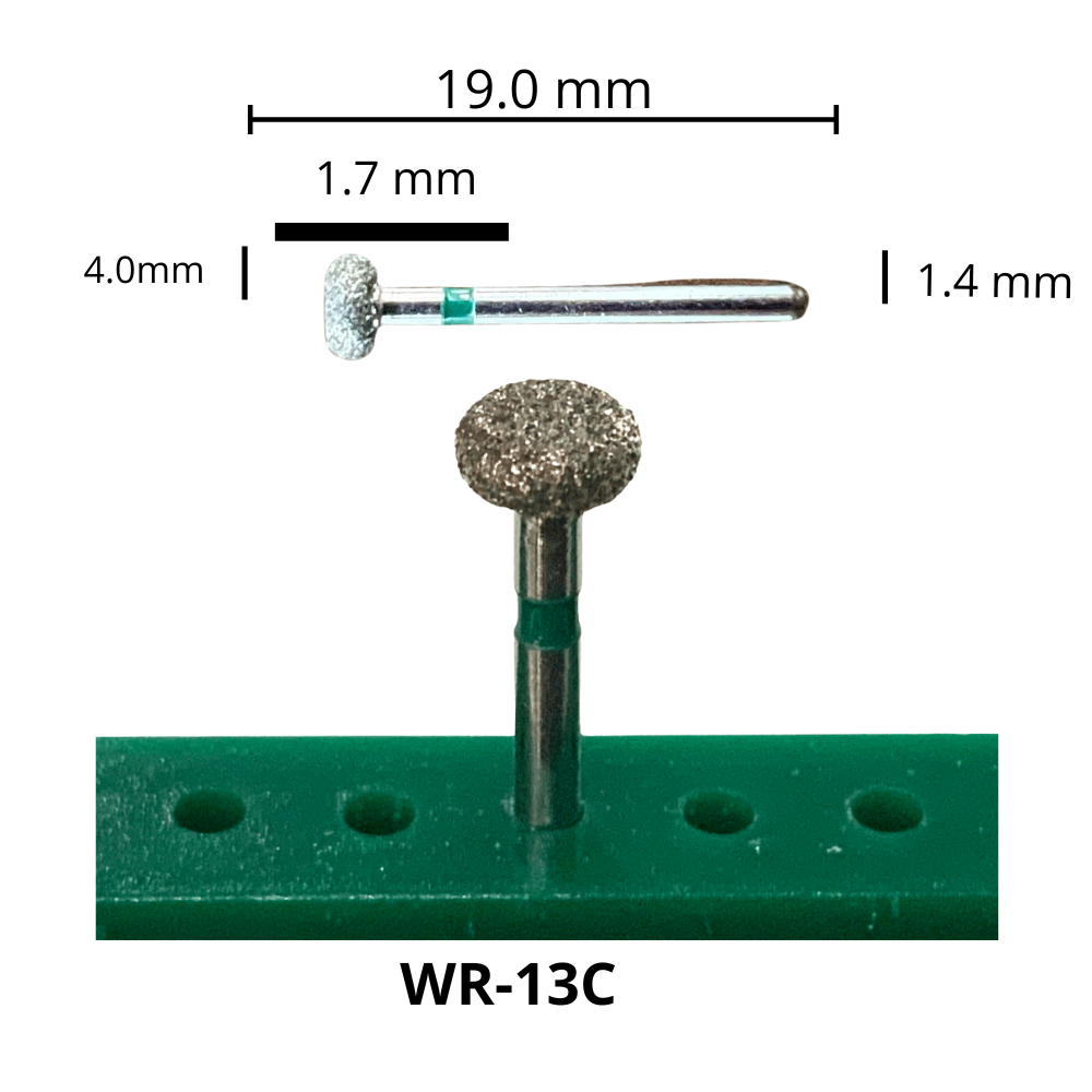 WR-13C Rueda Fresa Diamante Grano Grueso Pza DT