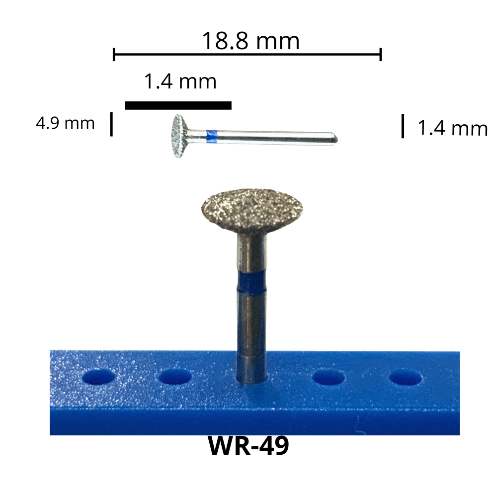WR-49 Rueda Fresa Diamante Grano Medio Pza DT