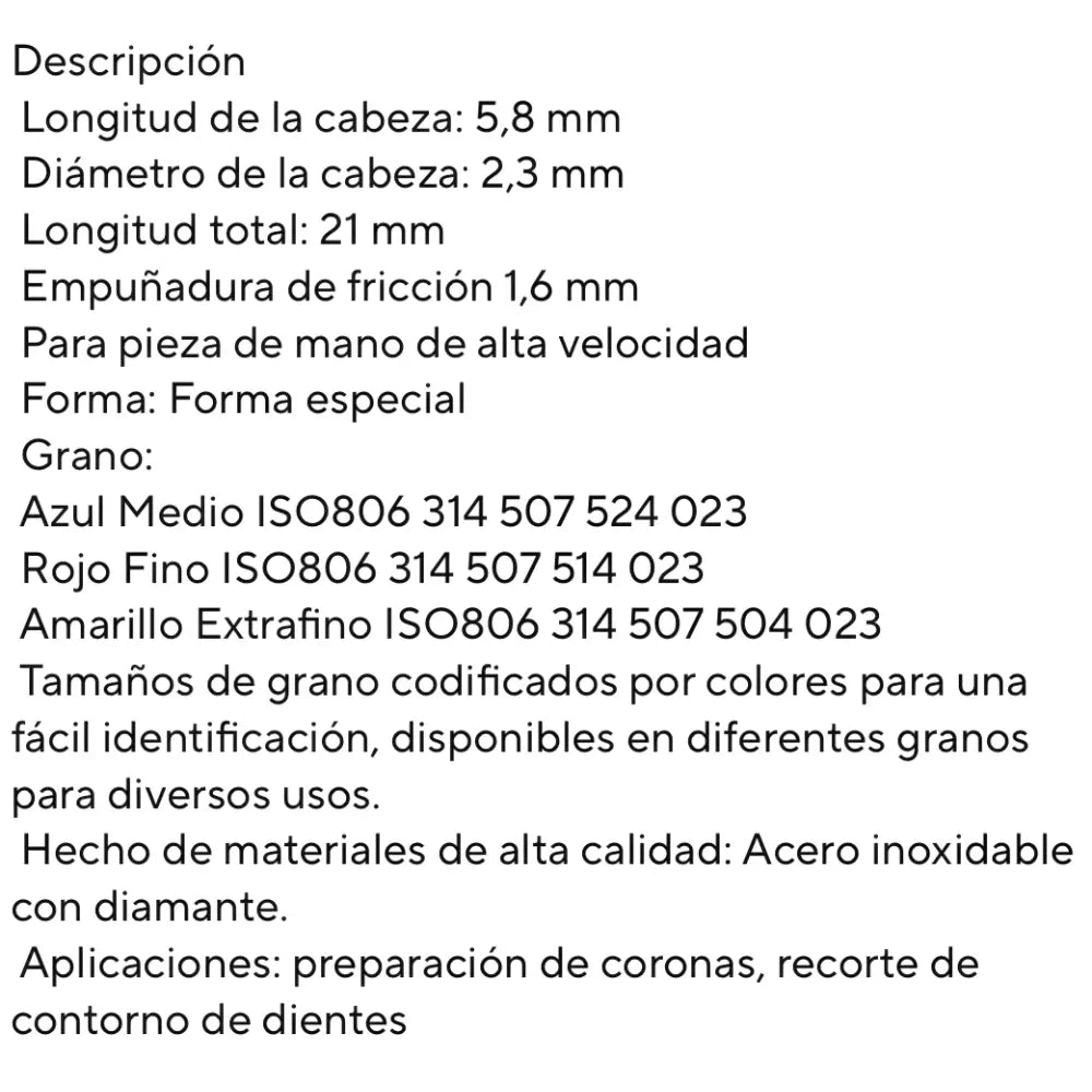 Fresa Chupón DT