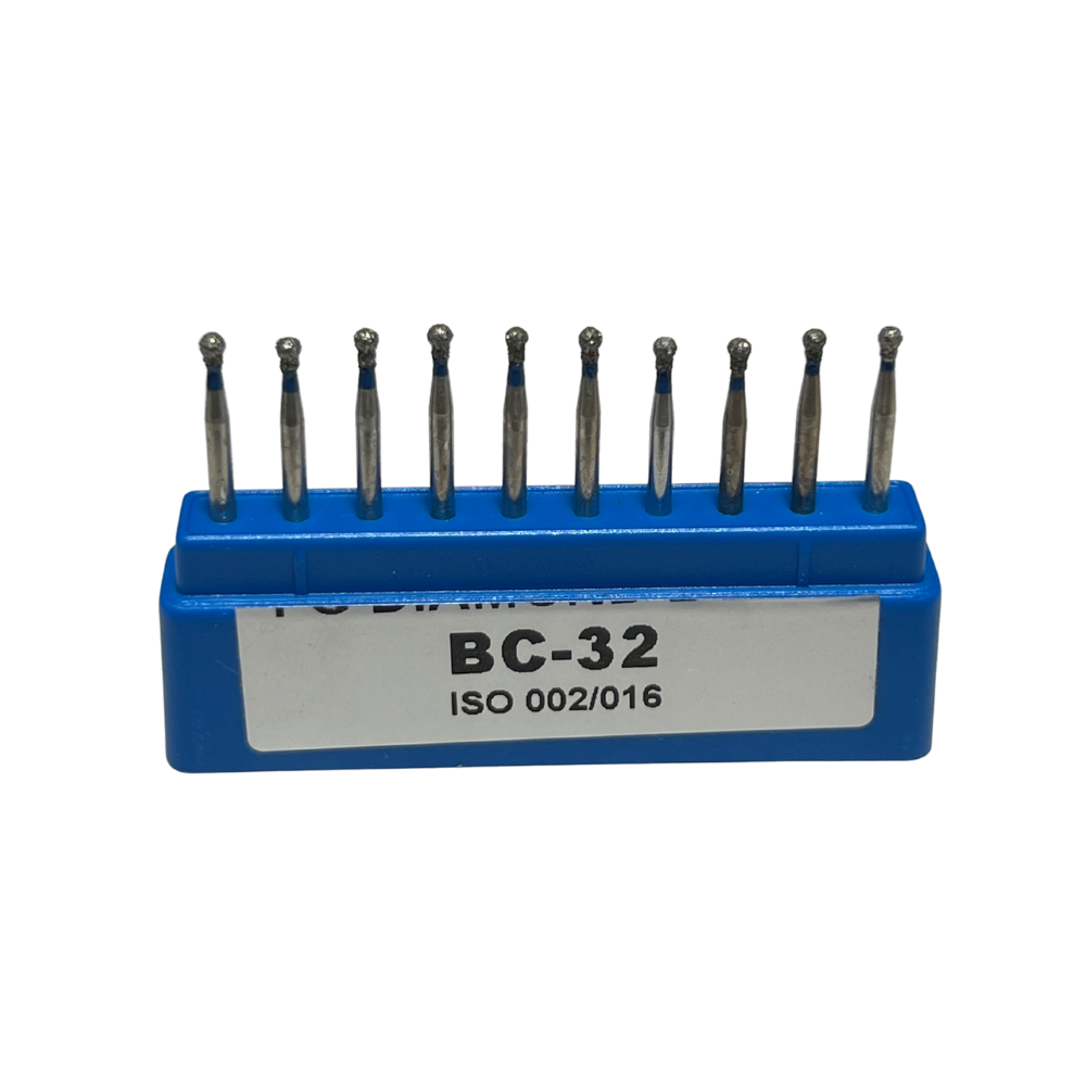 BC-32 Cuello Bola Fresa Diamante C/ Grano Medio C/10 DT
