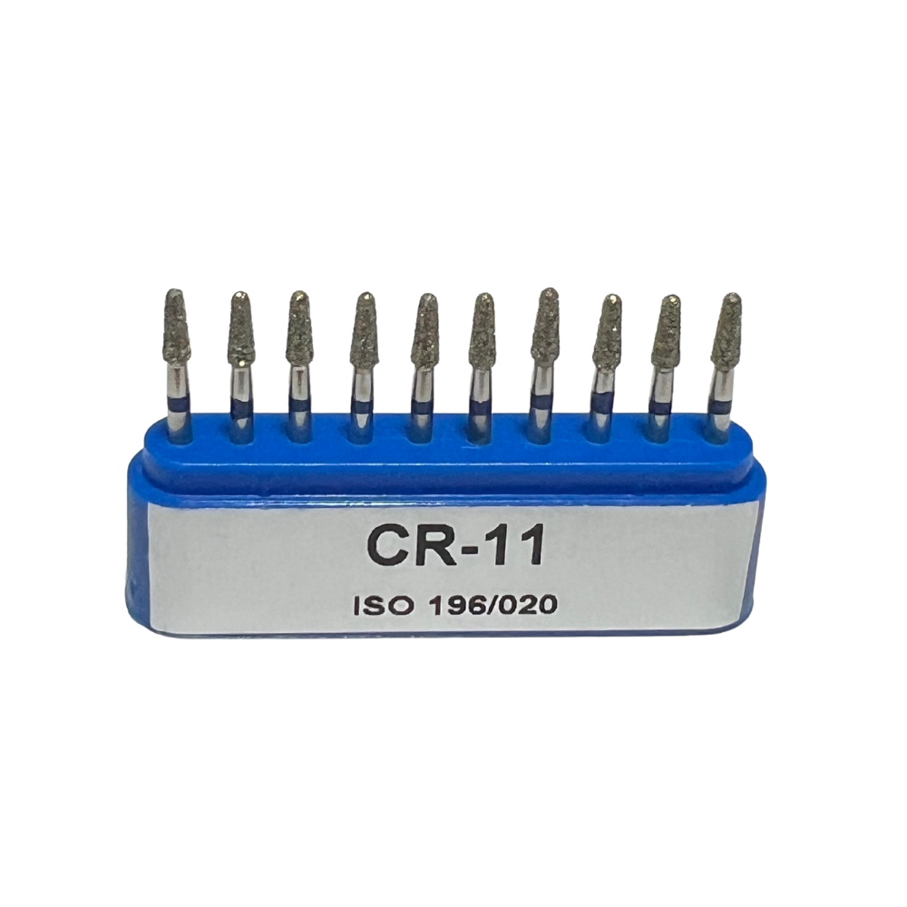 CR-11 Cono Fresa Diamante Grano Medio C/10 DT