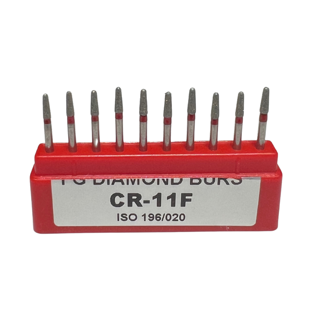 CR-11F Cono Fresa Diamante Grano Fino C/10 DT