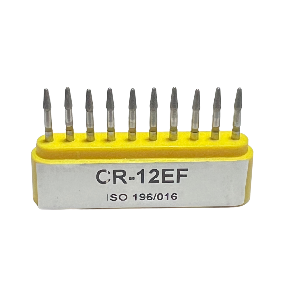 CR-12EF Fresa Cono Diamante Grano X Fino C/10 DT