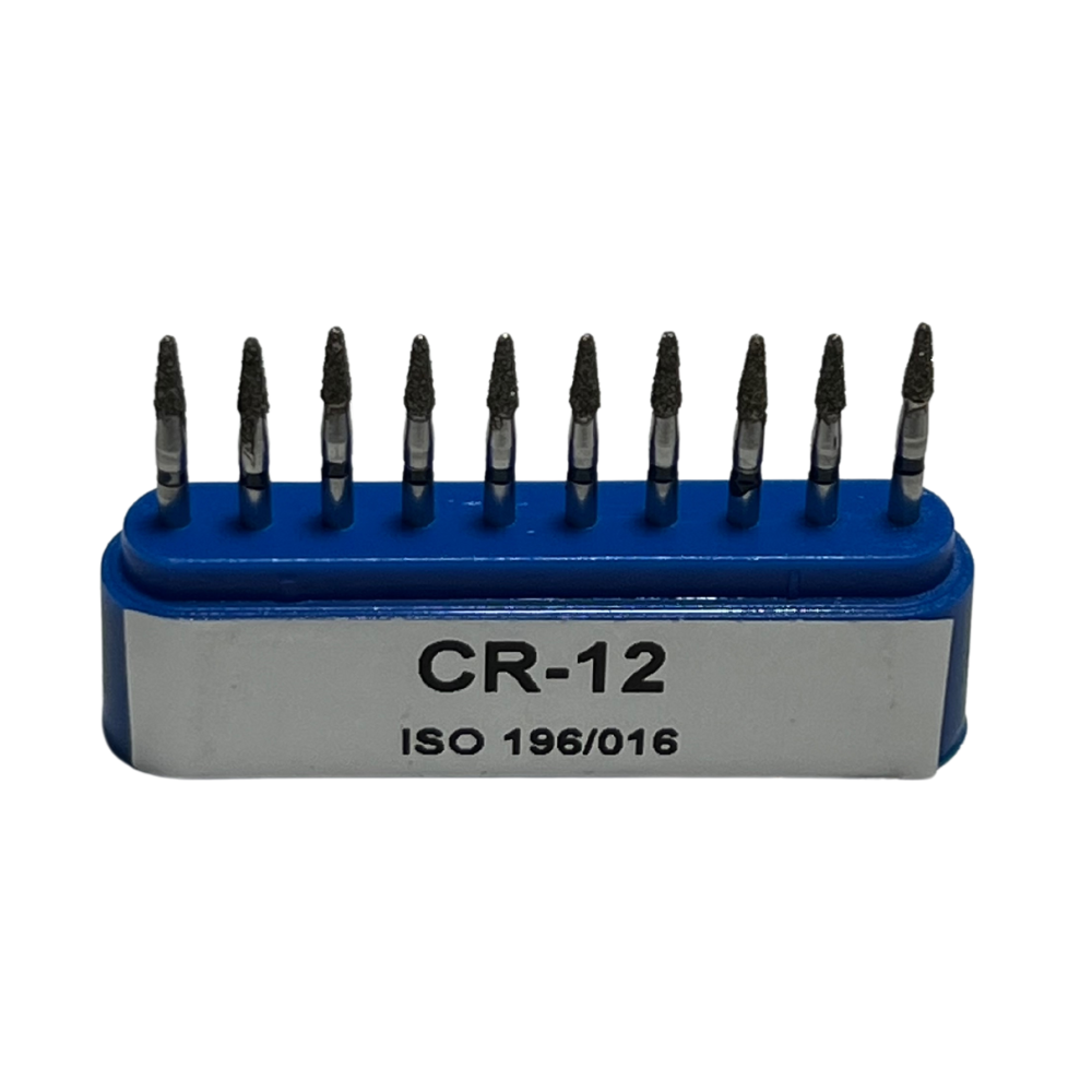 CR-12 Cono Fresa Diamante Grano Medio C/10 DT
