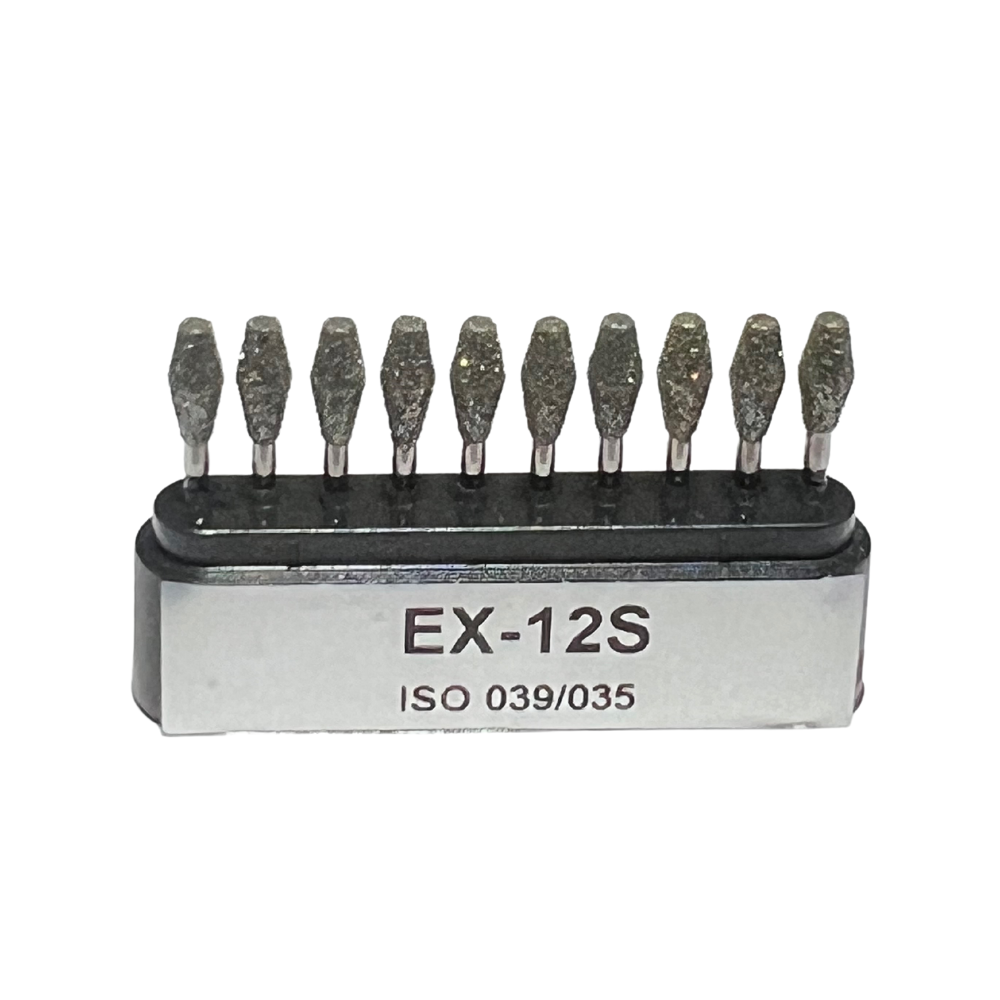 EX-12S Barril Fresa Diamante Grano X Grueso C/10 DT