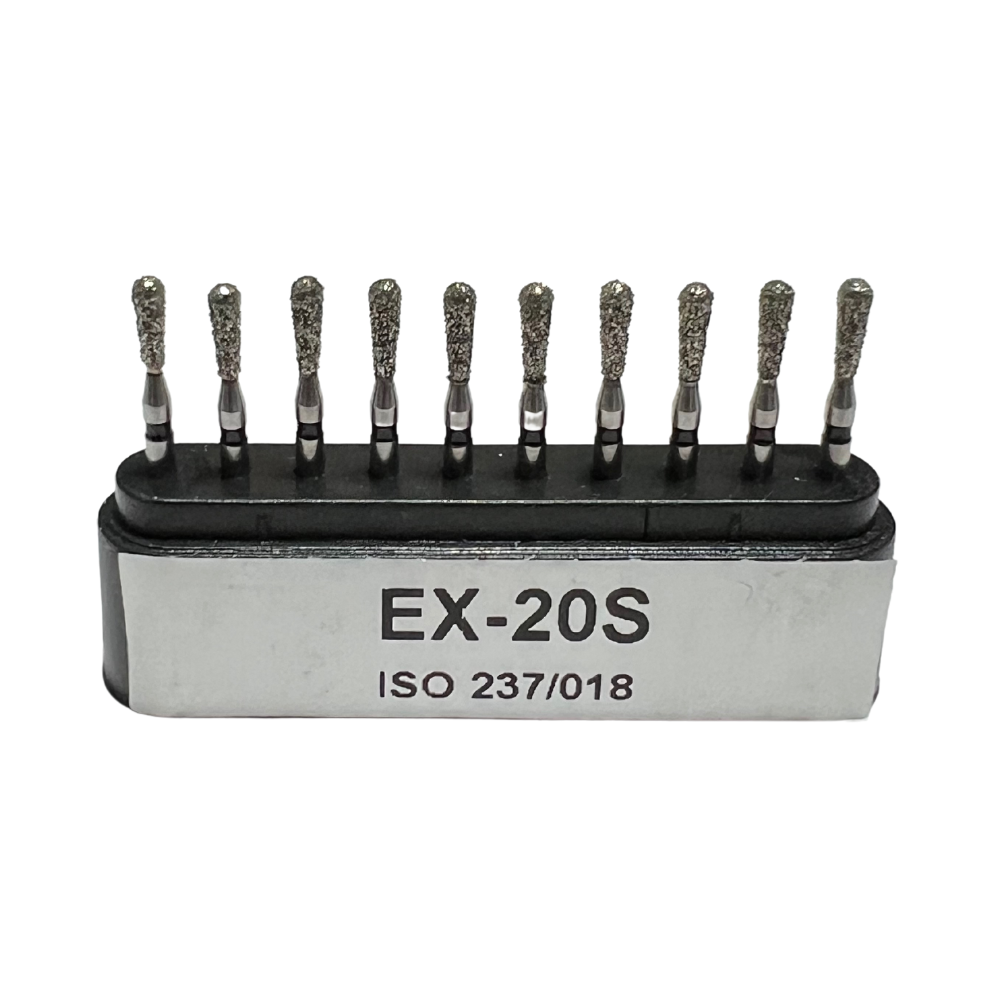 EX-20S Pera Fresa Diamante Grano X Grueso C/10 DT