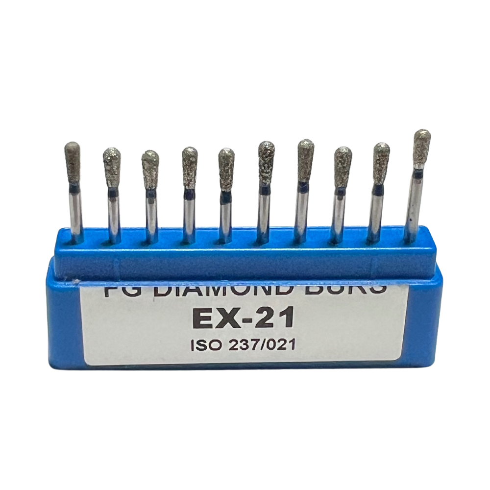 EX-21 Pera Fresa Diamante Grano Medio C/10 DT