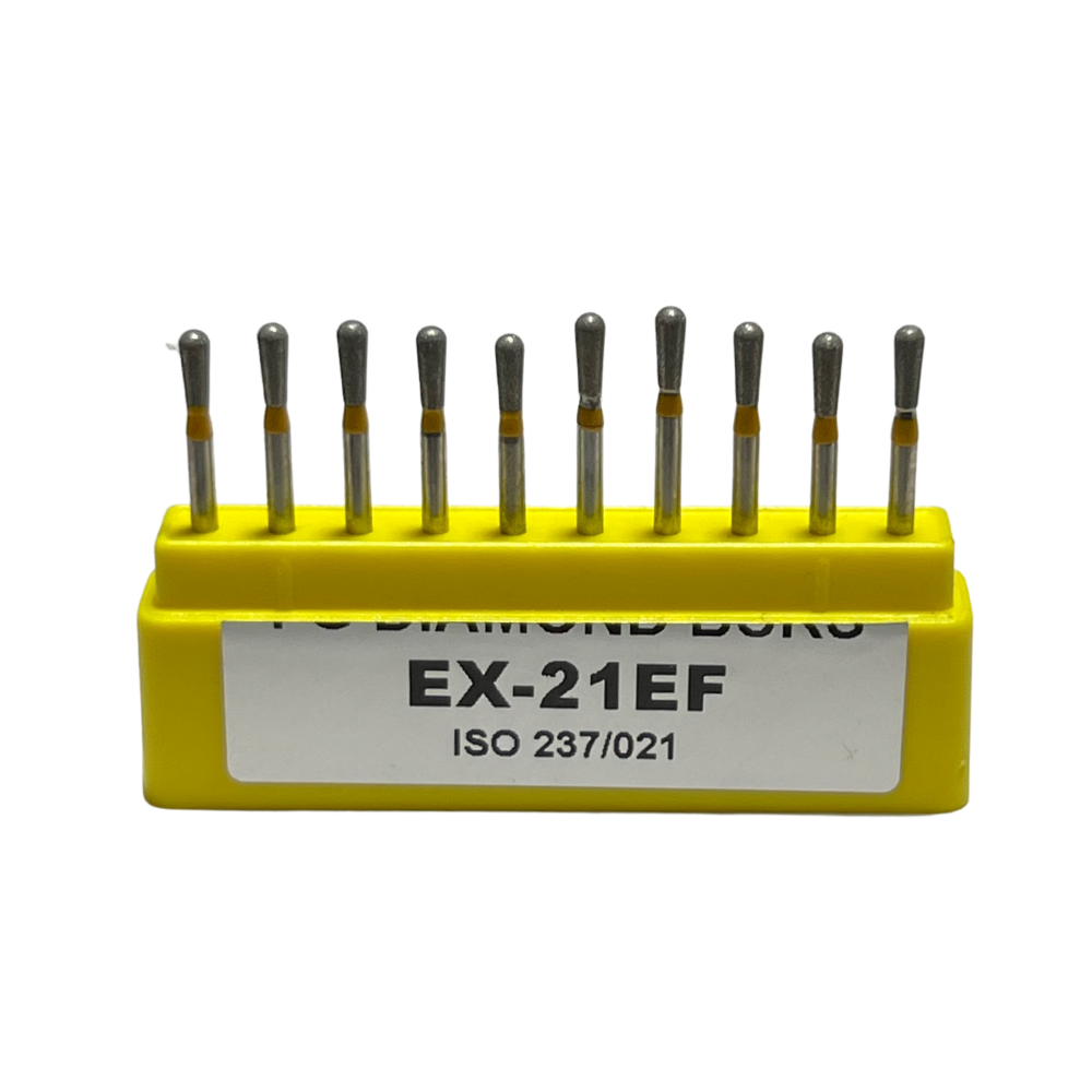 EX-21EF Pera Fresa Diamante Grano X Fino C/10 DT