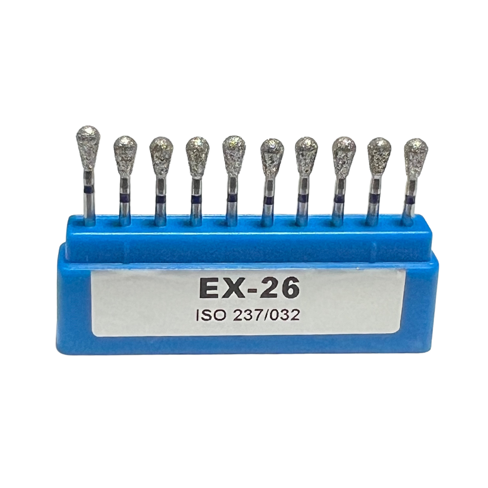 EX-26 Pera Fresa Diamante Grano Medio C/10 DT