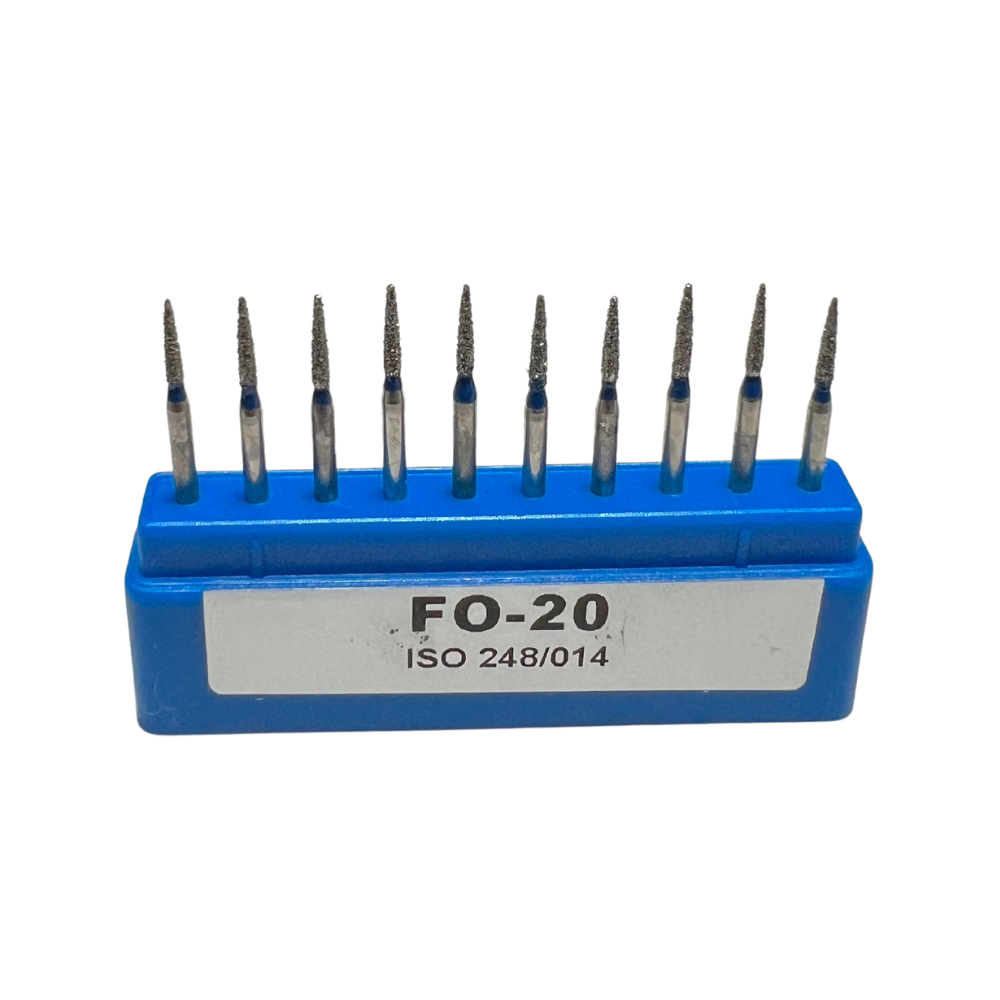 FO-20 Flama Fresa Diamante Grano Medio C/10 DT