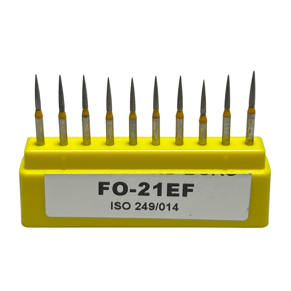 FO-21EF Flama Fresa Diamante Grano X Fino C/10 DT