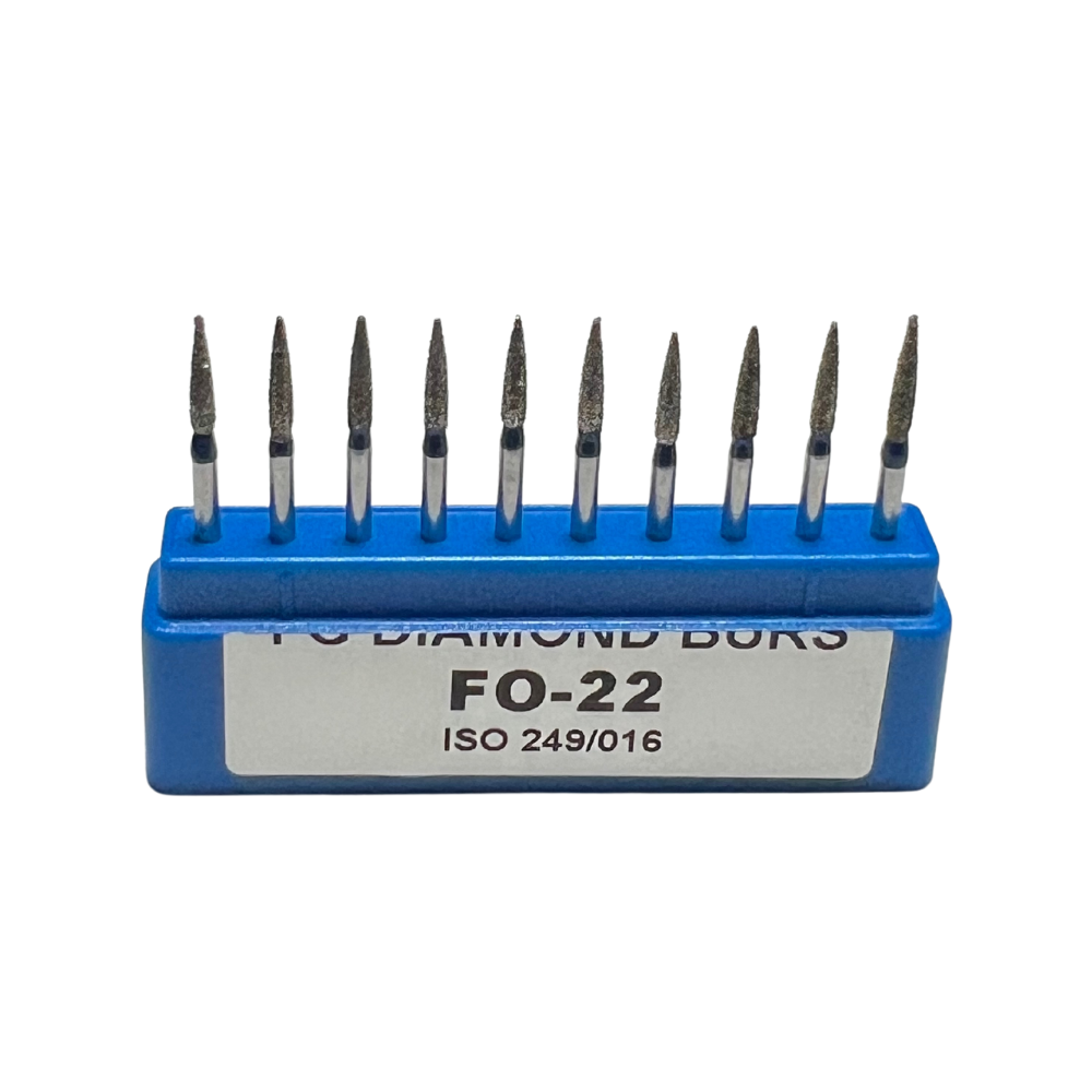 FO-22 Flama Fresa Diamante Grano Medio C/10 DT
