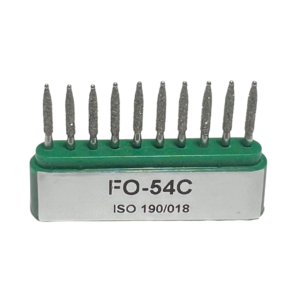 FO-54C Flama Punta Inactiva Fresa Diamante Grano Grueso C/10 DT