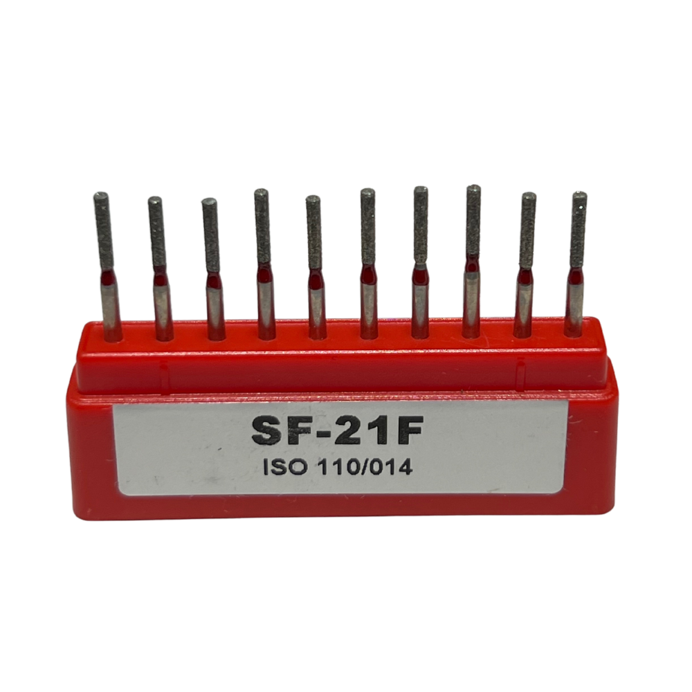 SF-21F Cilíndrica Fresa Diamante Grano Fino C/10 DT