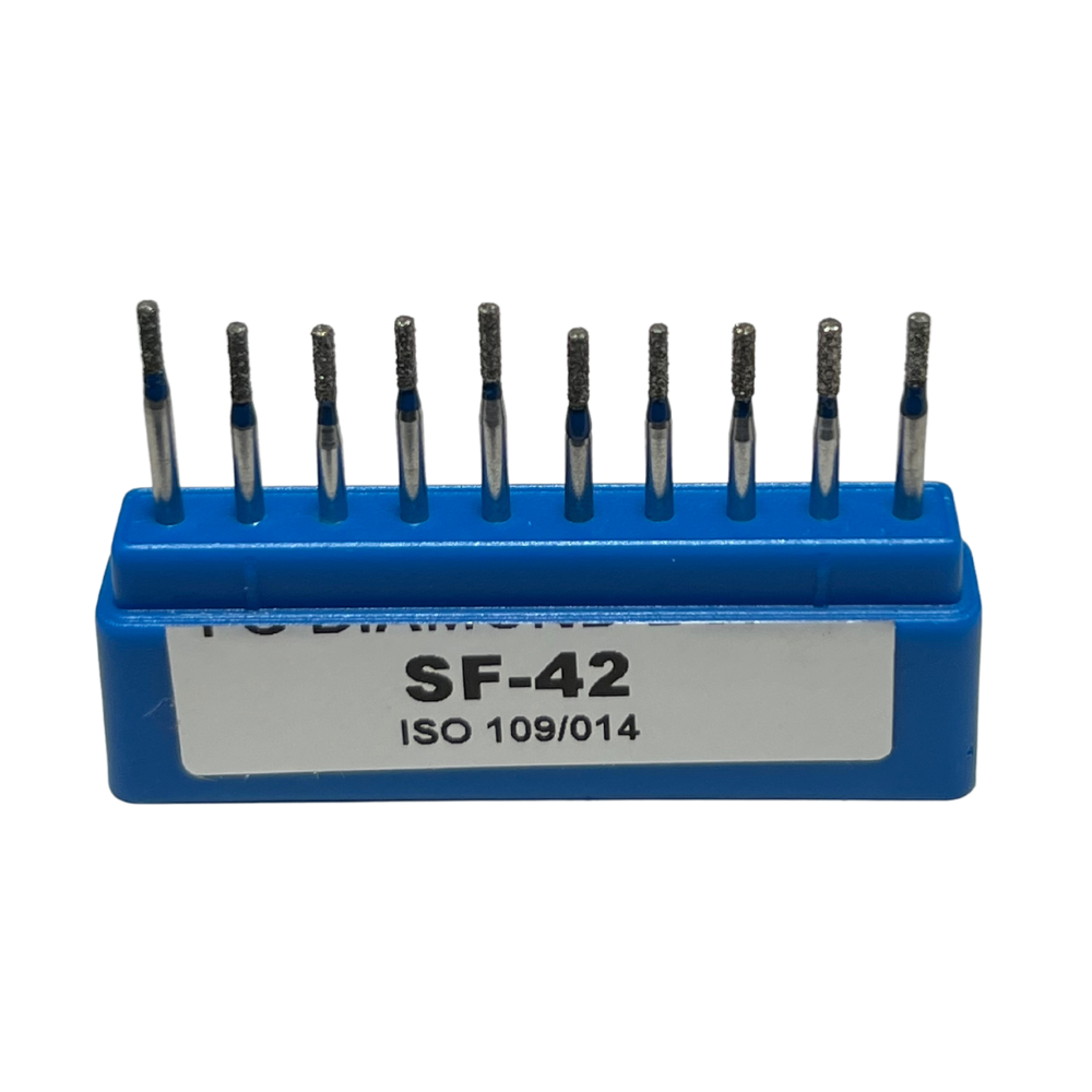 SF-42 Cilíndrica Fresa Diamante Grano Medio C/10 DT