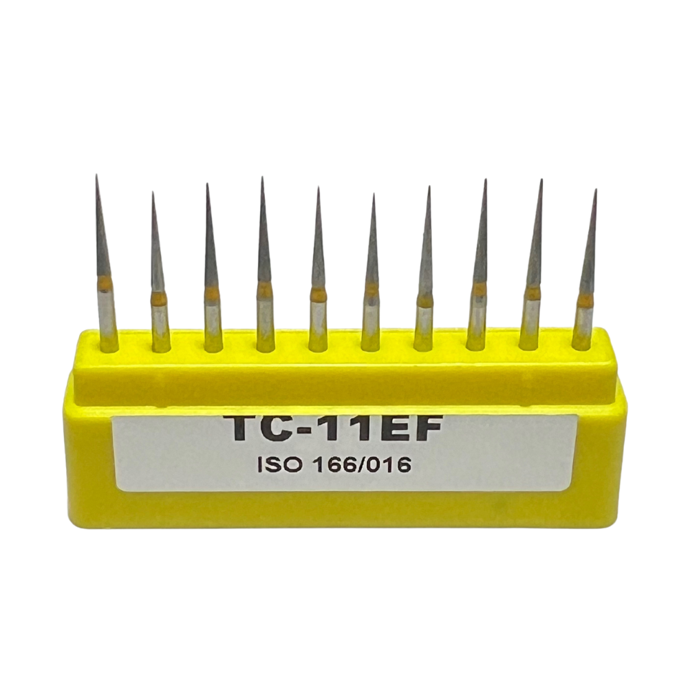 TC-11EF Punta Lápiz Fresa Diamante Grano X Fino C/10 DT