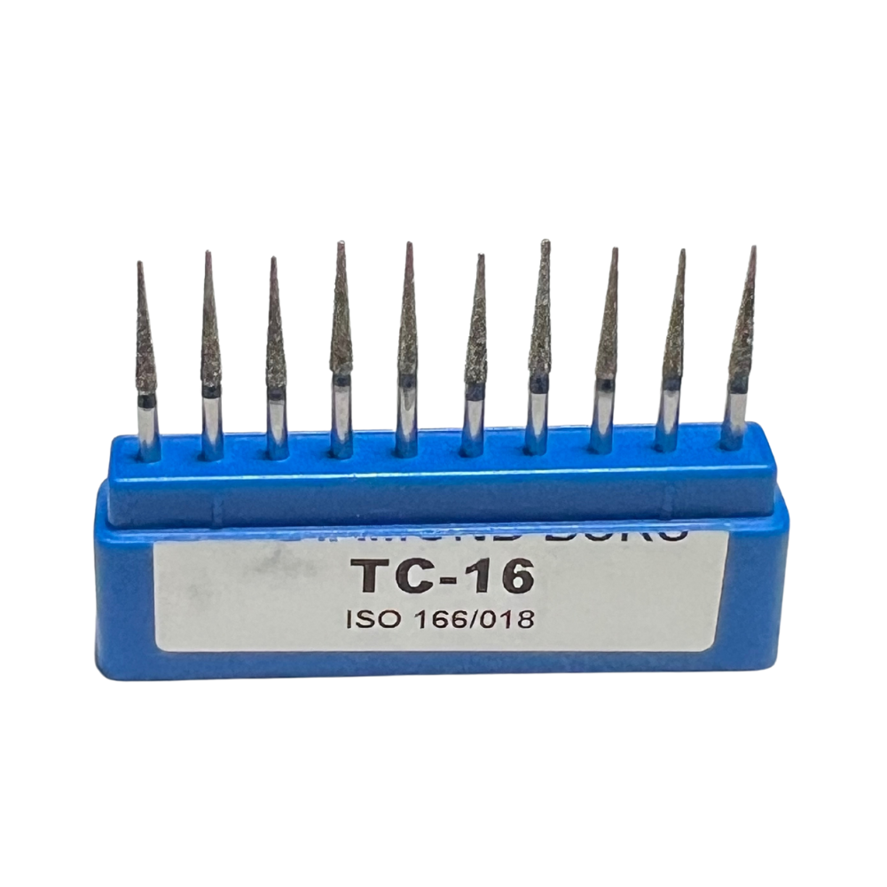 TC-16 Punta Lápiz Fresa Diamante Grano Medio C/10 DT