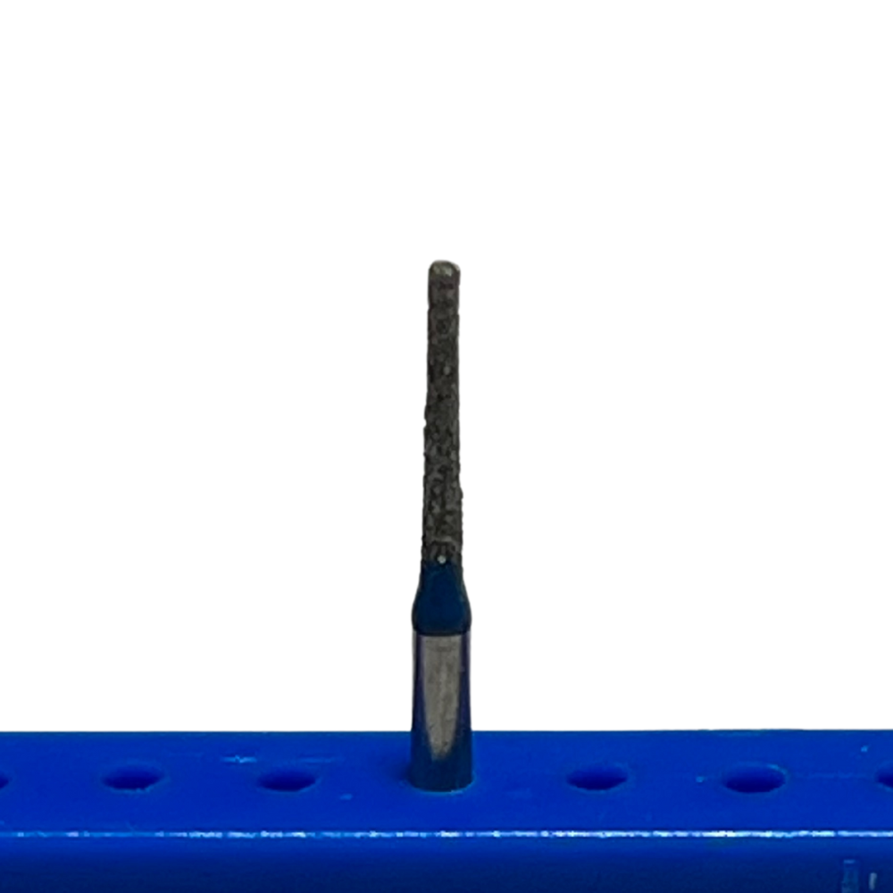 TF-09 Cilíndrica Punta Plana Fresa Diamante Grano Medio C/10 DT