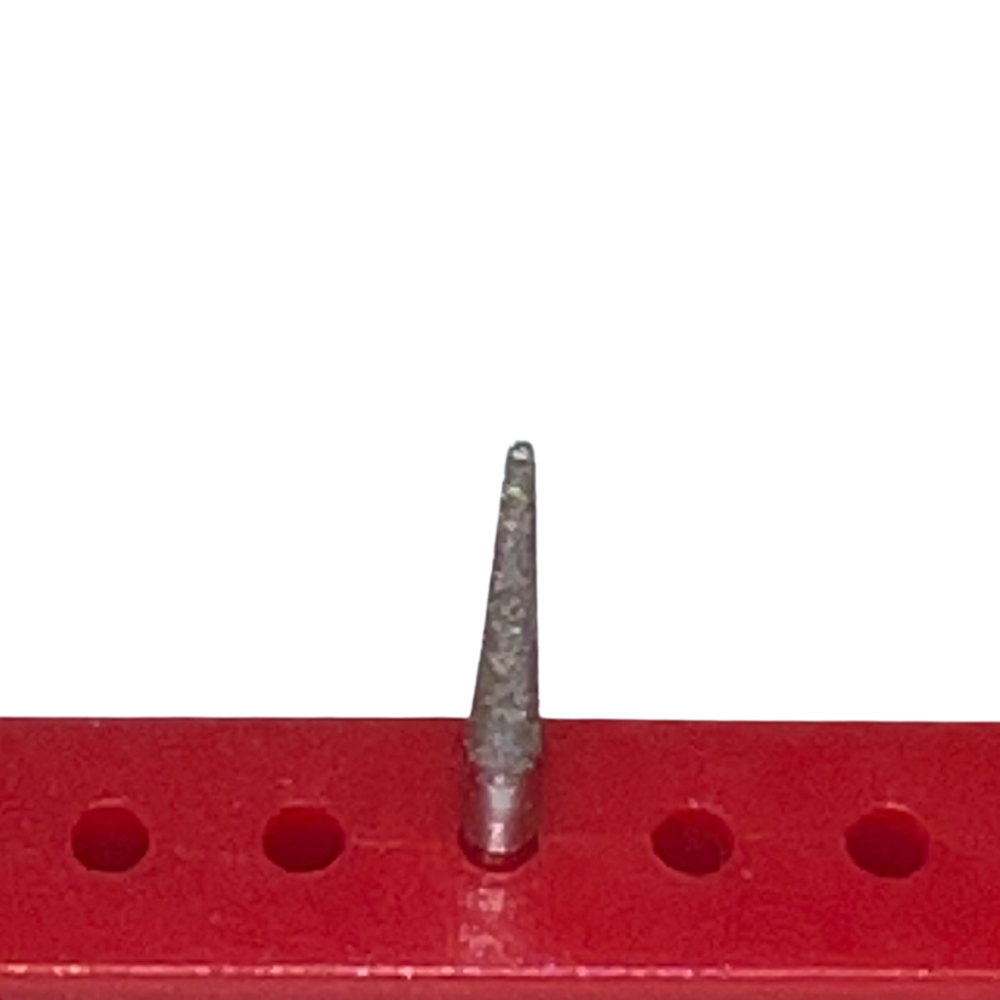 TF-12F Cilíndrica Punta Plana Fresa Diamante Grano Fino Pza DT