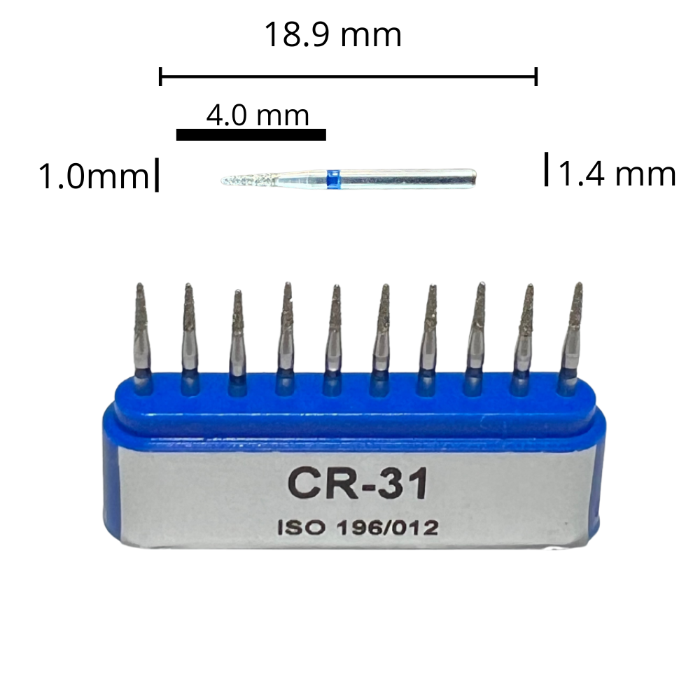 CR-31 Cono Fresa Diamante Grano Medio C/10 DT