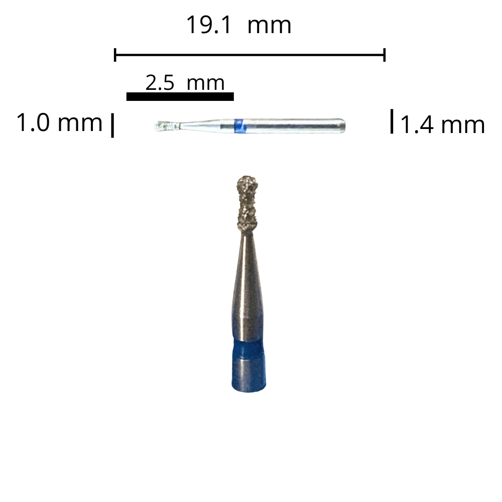 DI-41 Cono Doble Fresa Diamante Grano Medio Pza DT