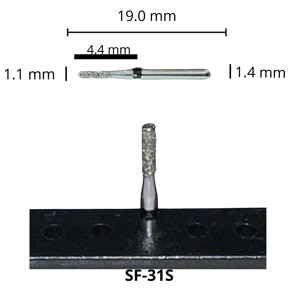 SF-31S Cilíndrica Fresa Diamante Grano X Grueso Pza DT