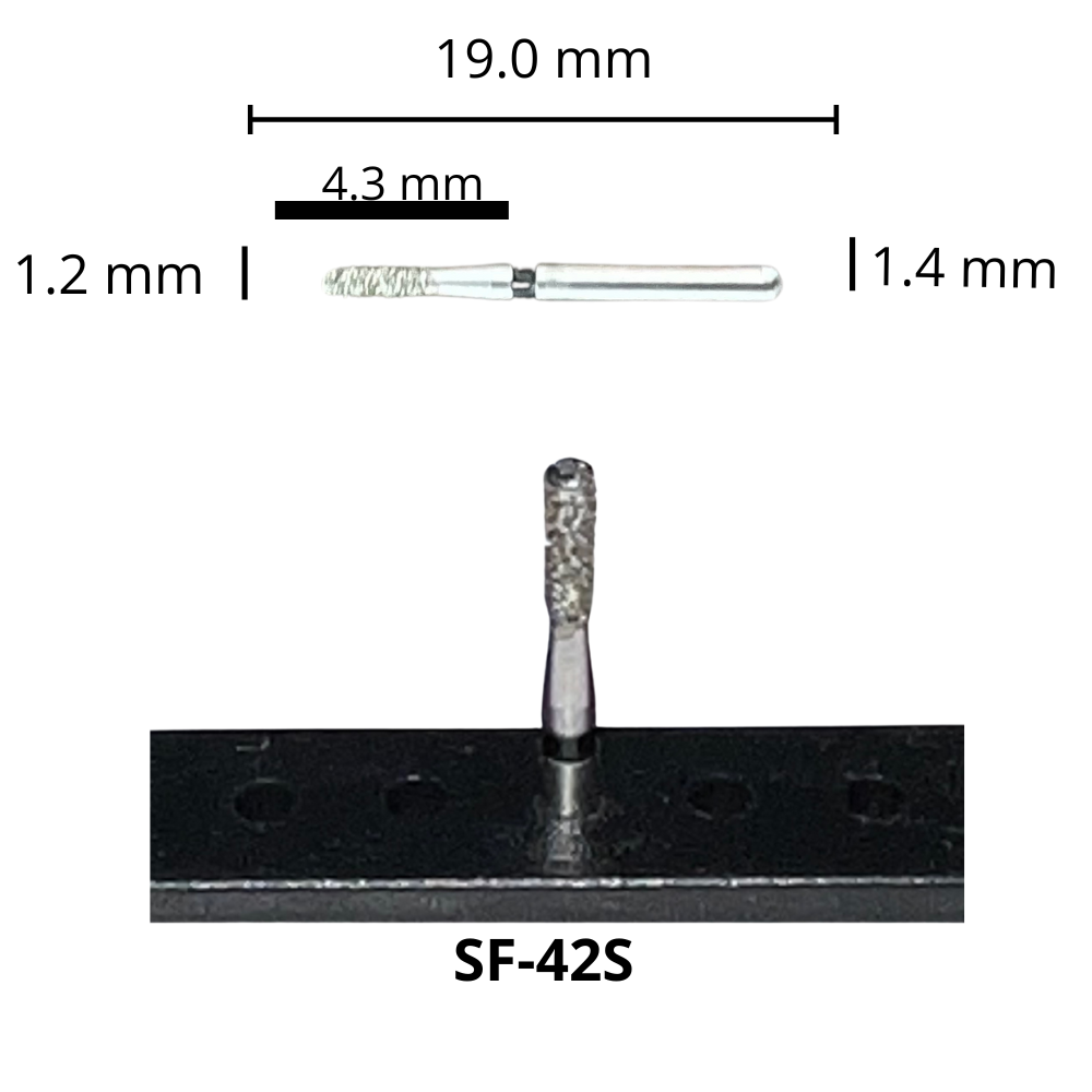 SF-42S Cilíndrica Fresa Diamante Grano X Grueso Pza DT