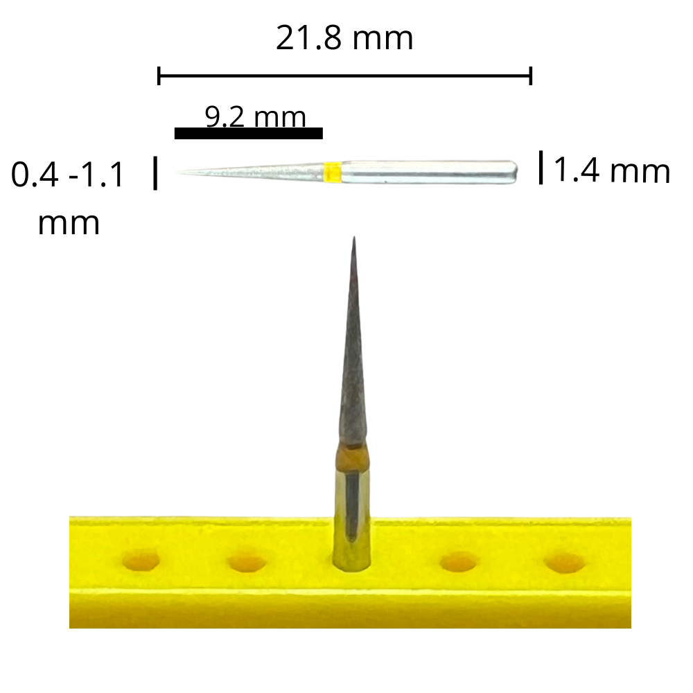 TC-11EF Punta Lápiz Fresa Diamante Grano X Fino Pza DT