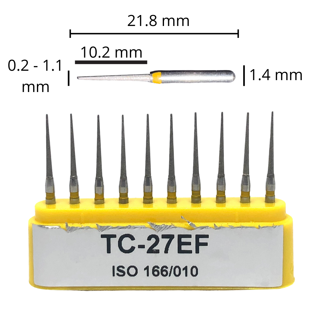 Fresas Punta De Lapiz De Diamante C/10 DT