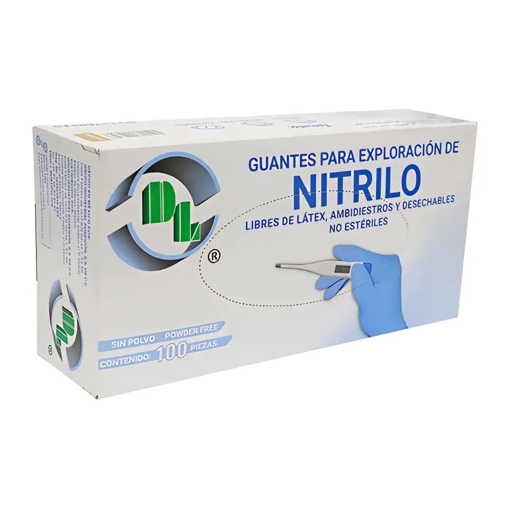 Guantes DL Nitrilo Caja C/100