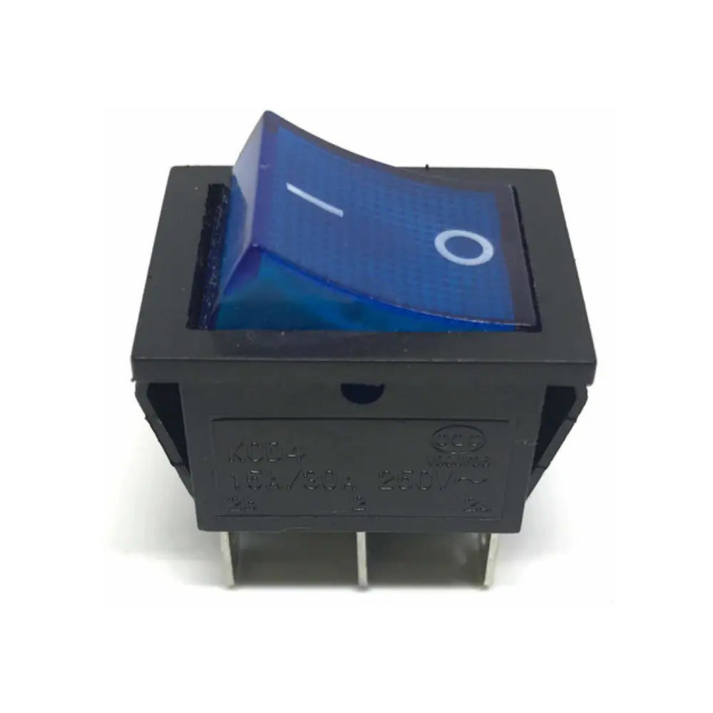 Interruptor Switch Luz Azul (4 Pines)