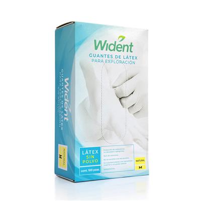 Guantes Latex Wident C/100 Colores