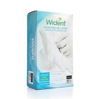 Guantes Latex Wident C/100 Colores