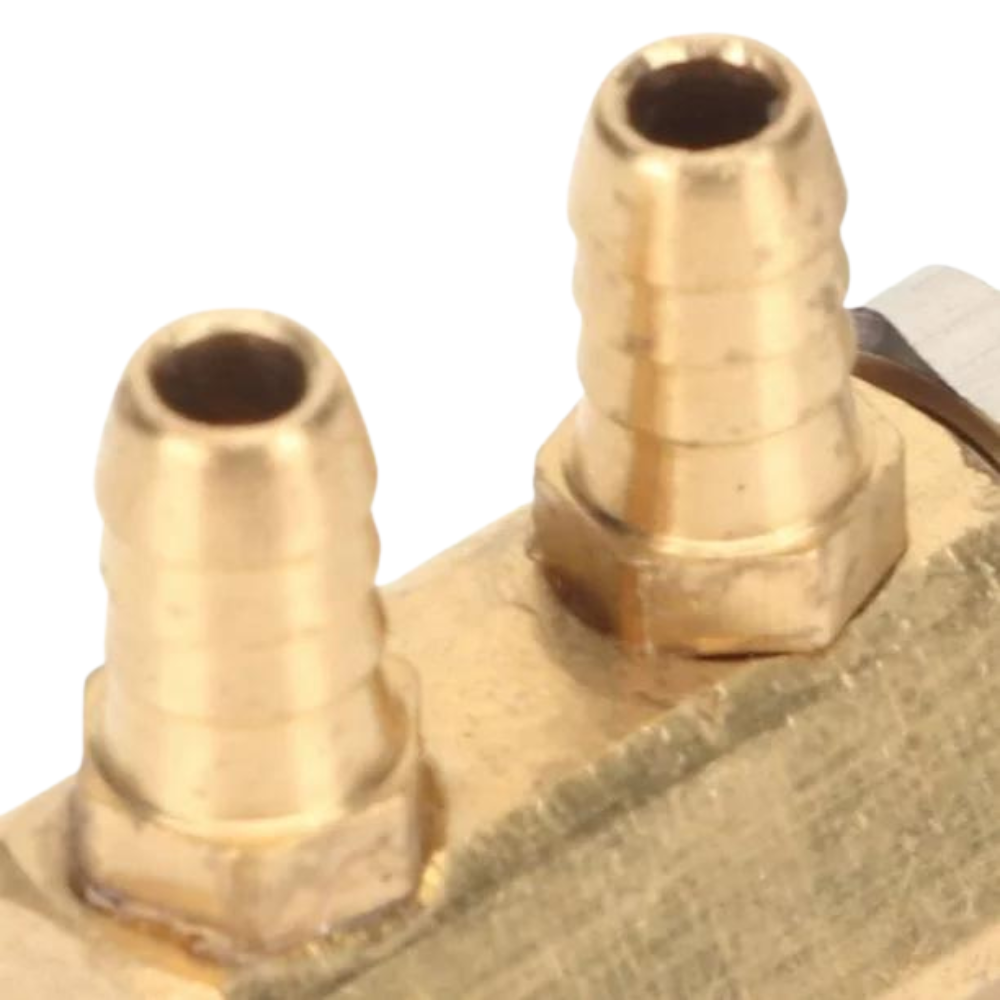 Llave Paso Lateral 1/4" X 1/4" (5mm) Aire o Agua DT