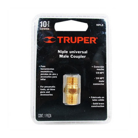 Niple 1/4” NPT Trupper