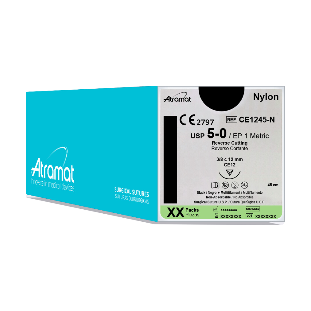 Sutura Nylon Atramat