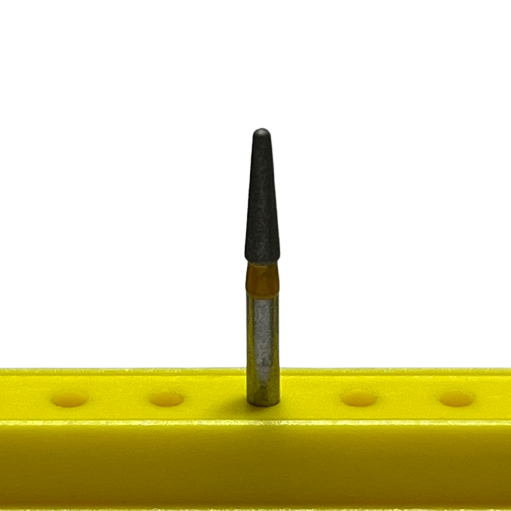 TR-62EF Troncocónica Redondeada Fresa Diamante Grano X Fino C/10 pz DT