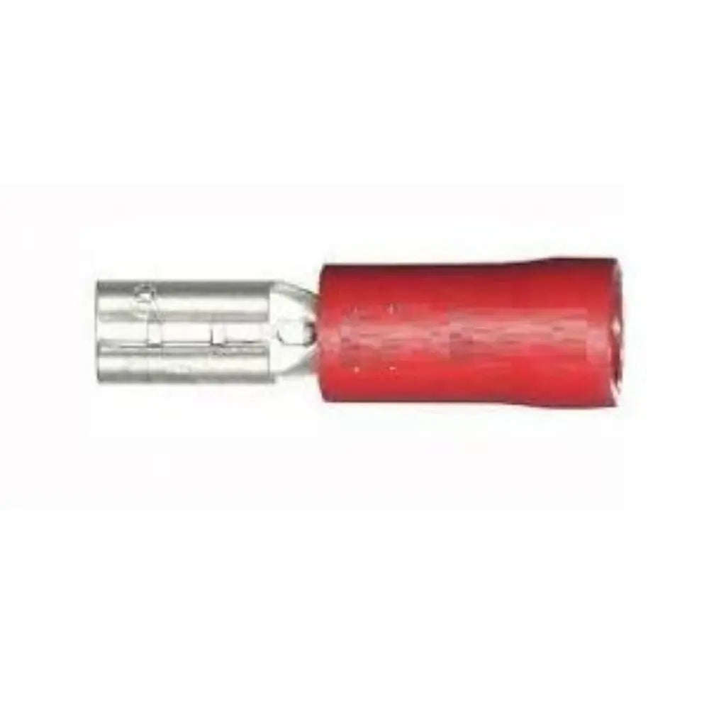 Terminal Faston Forrado 1/8 Hembra 18-22 AWG Rojo
