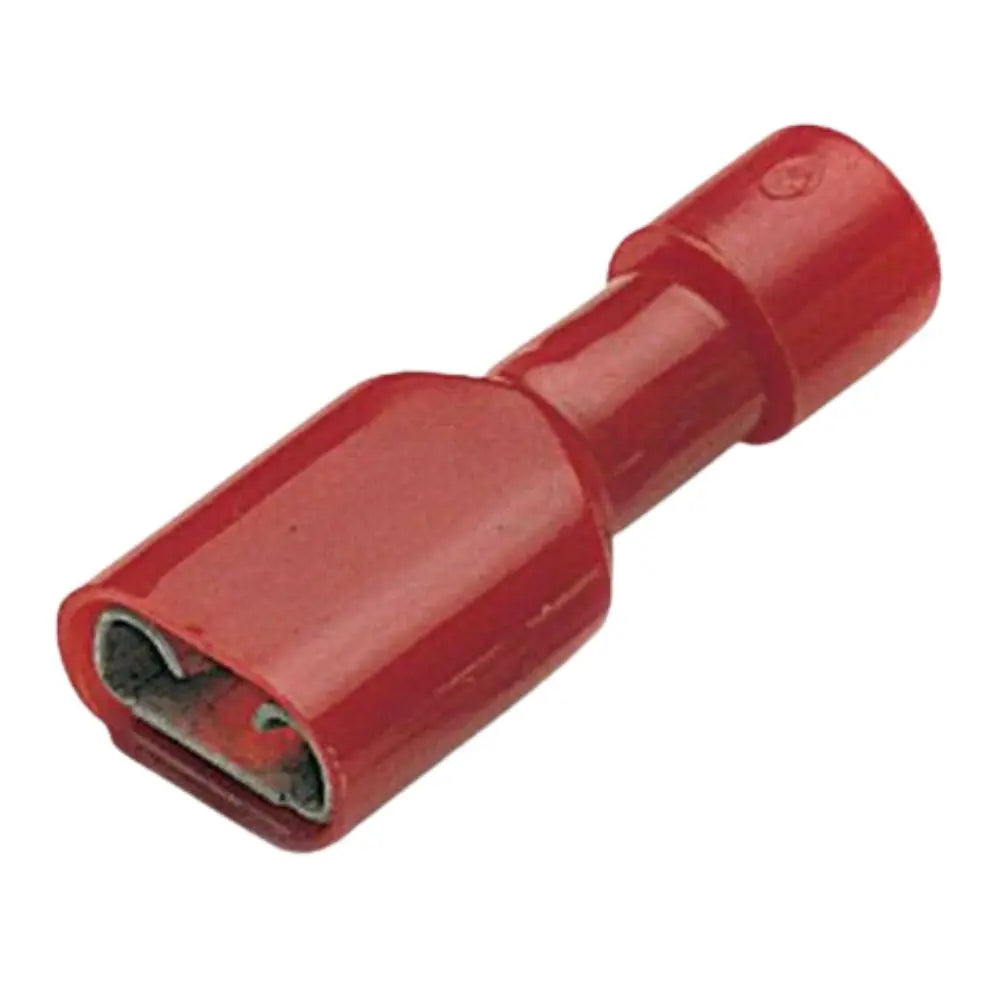 Terminal faston aislado 1/4 hembra 22-18 AWG rojo