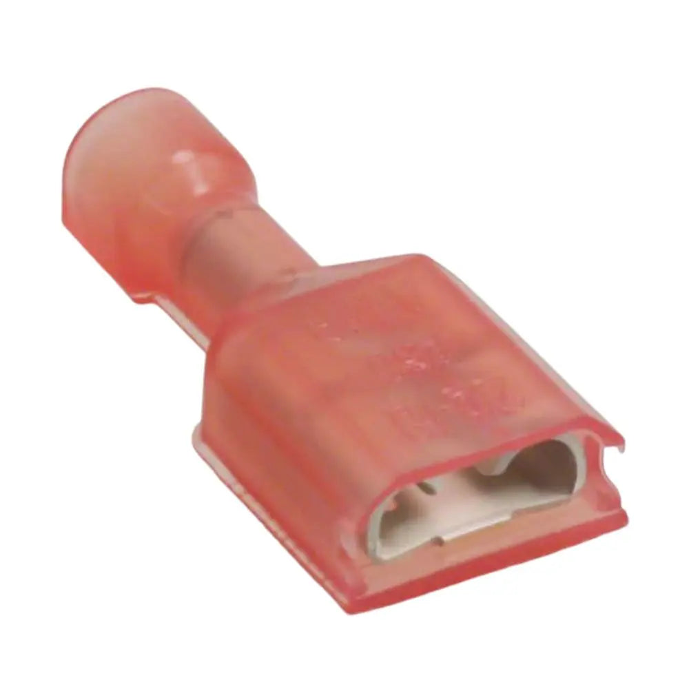 Terminal faston aislado 1/4 hembra 22-18 AWG rojo