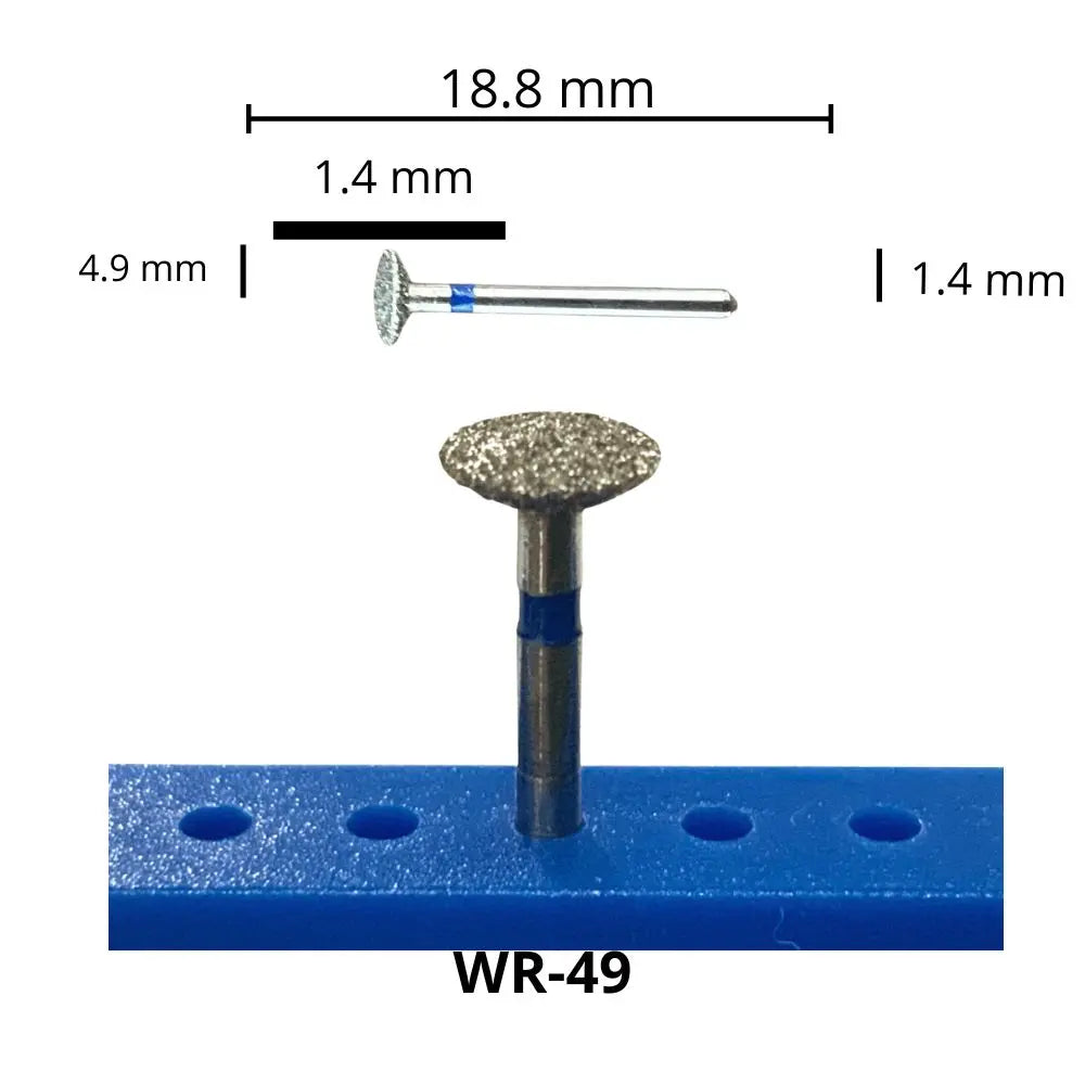 WR-49 Rueda Fresa Diamante Grano Medio Pza DT